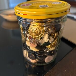 Assorted vintage & modern mix Button and buckle assortment